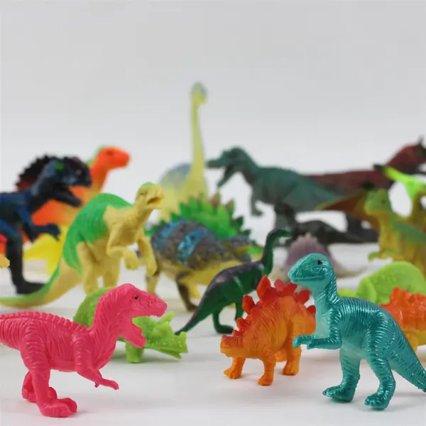 Lot of 40 Mixed Prehistoric Toy Figures Dinosaurs Pterosaur Various Brands