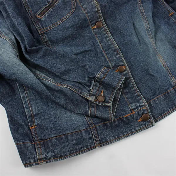 Vintage Jamaica Bay Women’s Size 2X Trucker Y2K Denim Jean Jacket 