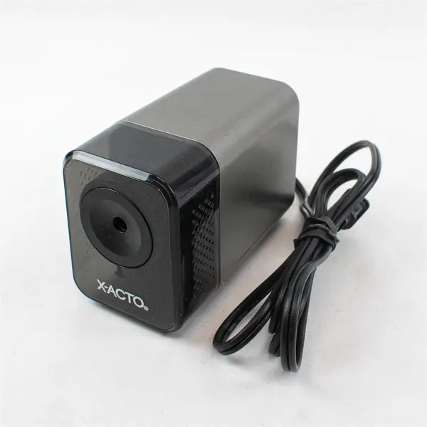 X-ACTO Model 18xx Electric Pencil Sharpener Black Tested & Working