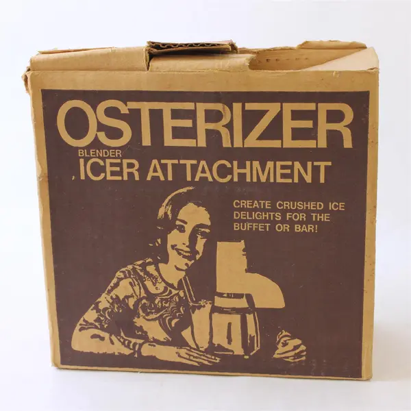 Oster Osterizer Icer Attachment White Vintage Ice Crusher Model 435
