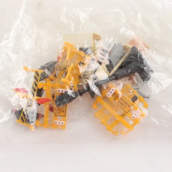 Train Track Set 36 Pc with Cars Accessories Used Untested