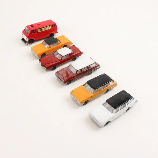 Train Track Set 36 Pc with Cars Accessories Used Untested