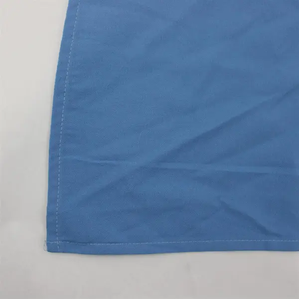 Visa By Milliken Solid Light Blue Color Square Tablecloth 62" x 62" 100% Dacron