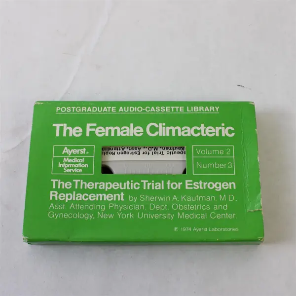Ayerst Postgraduate Audio Cassette Female Climacteric Vol 2 Nos 2 3 Set of 2