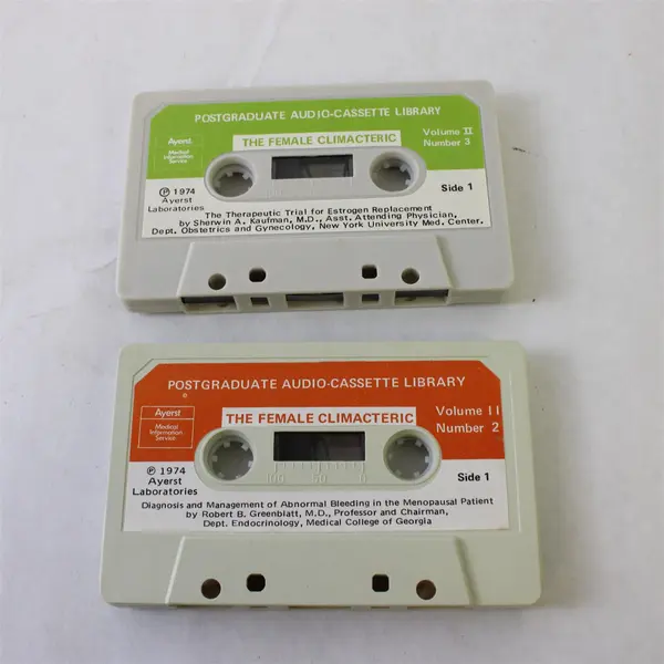 Ayerst Postgraduate Audio Cassette Female Climacteric Vol 2 Nos 2 3 Set of 2