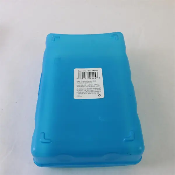 Lot of 2 Eldon Plastic Pencil Boxes Purple Blue Pre-Owned