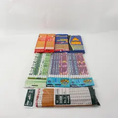 Lot of 8 Packs Mixed Brand Wooden Pencils 82 Pc New School Office