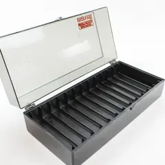 Maxell J&R Music World 12 Cassette Holder Storage Case Plastic Used