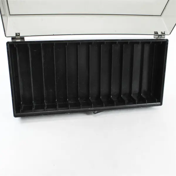 Maxell J&R Music World 12 Cassette Holder Storage Case Plastic Used