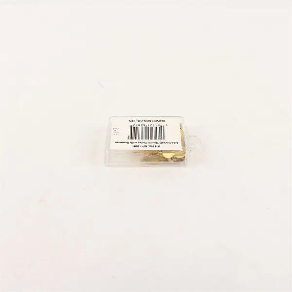 Clover NP-100H Lot of 36 Gold Crafting Thumbtacks w/ Tack Remover