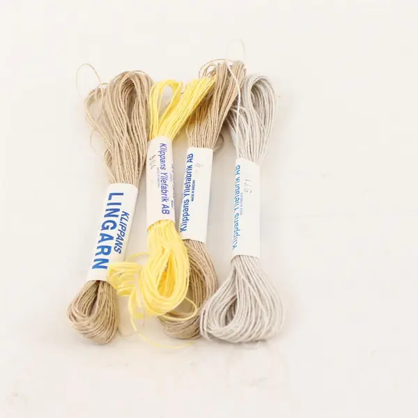 Klippans Yllefabrik AB Lingarn 4 Skeins 100% Linen Thread 14m Sweden