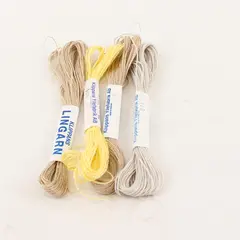Klippans Yllefabrik AB Lingarn 4 Skeins 100% Linen Thread 14m Sweden