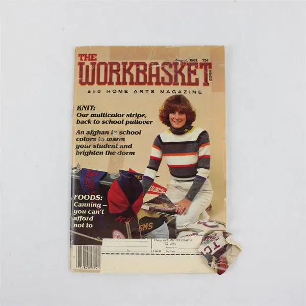 Vintage 1981 Lot of 5 The Workbasket and Home Arts Magazine Issues