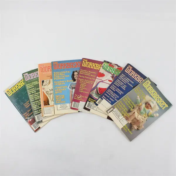 Vintage 1983 Lot of 8 The Workbasket and Home Arts Magazine Issues