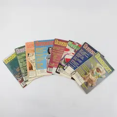 Vintage 1983 Lot of 8 The Workbasket and Home Arts Magazine Issues