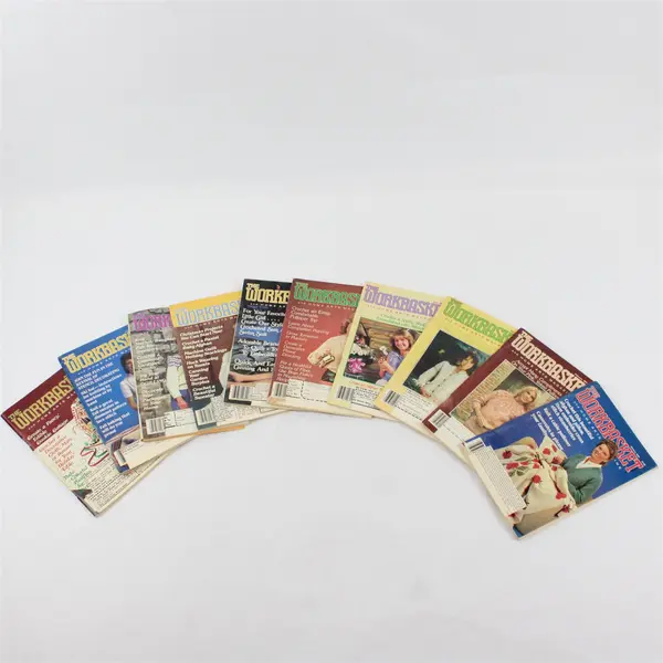 Vintage 1984 Lot of 10 The Workbasket & Home Arts Magazines