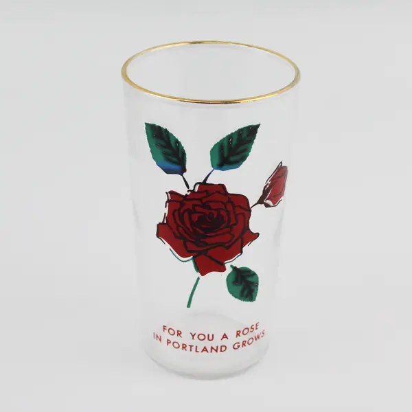 Vintage Anchor Hocking Portland Rose Festival Souvenir Glass