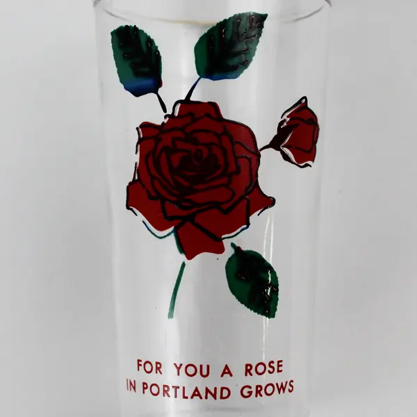 Vintage Anchor Hocking Portland Rose Festival Souvenir Glass