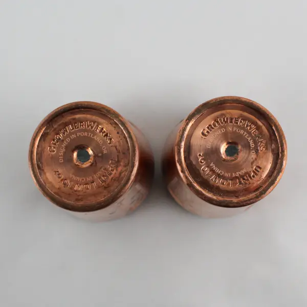 Set of 2 GrowlerWerks Upint Low 10 oz Tumblers Copper