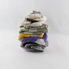 Lot of 6 Pillow Covers DIY Sewing Crafts Scrap Fabric FLAWED