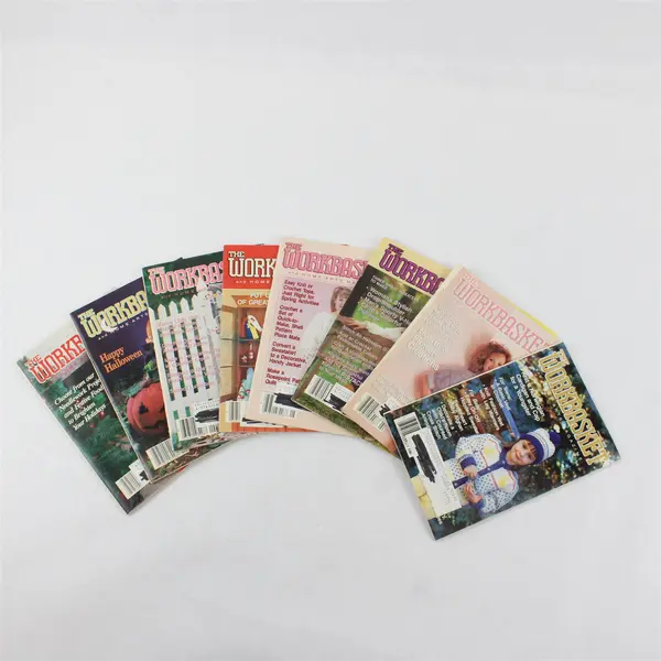 Vintage 1988 Lot of 8 The Workbasket and Home Arts Magazine Issues 