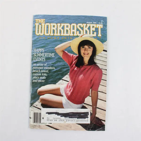 Vintage 1989 Lot of 8 The Workbasket and Home Arts Magazine Issues