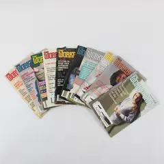 Lot of 10 The Workbasket and Home Arts Magazine 1990 Issues
