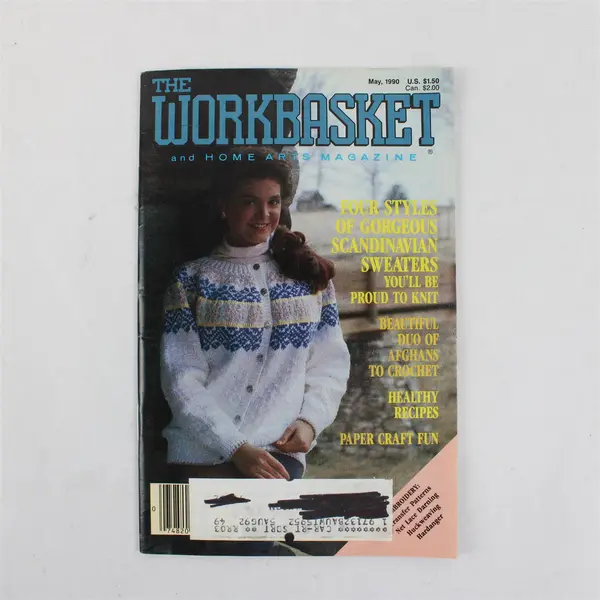 Lot of 10 The Workbasket and Home Arts Magazine 1990 Issues
