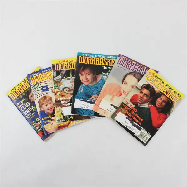Vintage 1992 Lot of 6 The Workbasket and Home Arts Magazine Issues 