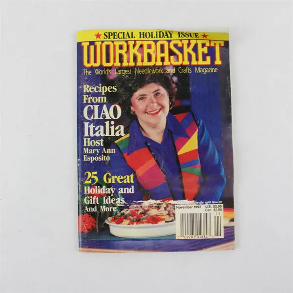 Vintage 1992 Lot of 6 The Workbasket and Home Arts Magazine Issues 
