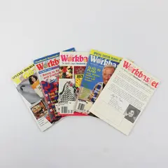 Vintage 1993 Lot of 5 The Workbasket and Home Arts Magazine Issues 