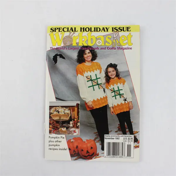 Vintage 1993 Lot of 5 The Workbasket and Home Arts Magazine Issues 