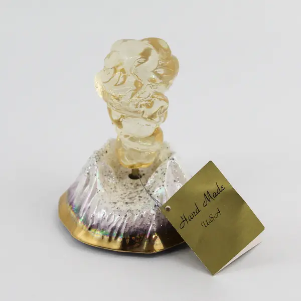 1986 Zoeller Eruption of Mount St Helens Ash And 22k Gold Music Box Works