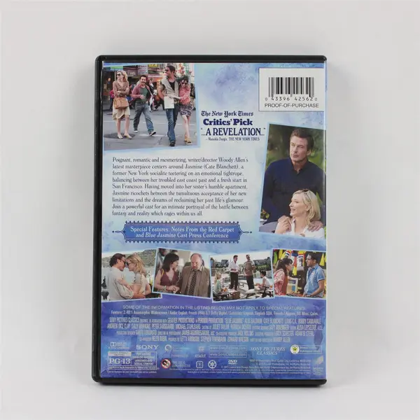 Blue Jasmine DVD, 2013. #42562 Sony Pictures 
