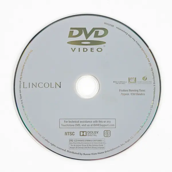 Lincoln DVD 2013 Daniel Day-Lewis Steven Spielberg Historical Drama