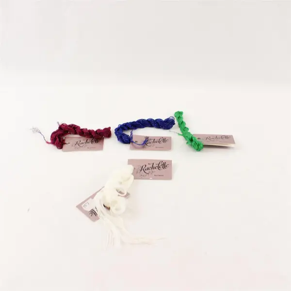 Lot of 6 Rachelette by Caron Embroidery Floss Various Colors Used