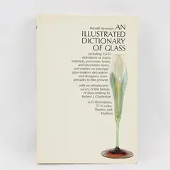 Vintage 1987 PB An Illustrated Dictionary of Glass Harold Newman 17 In Color 