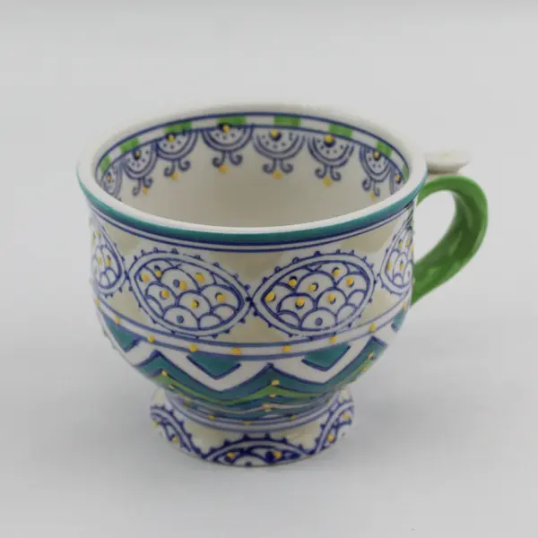 Anthropologie Kebaya Footed Coffee Mug China