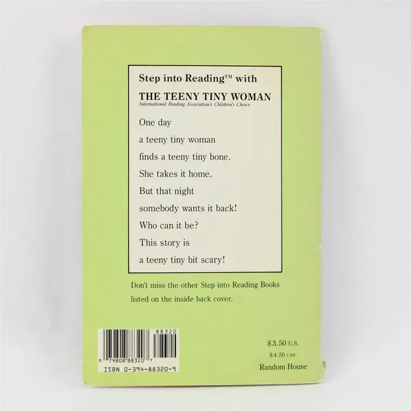The Teeny Tiny Woman Retold by Jane O'Connor Step Into Reading Step 1 PB 1986