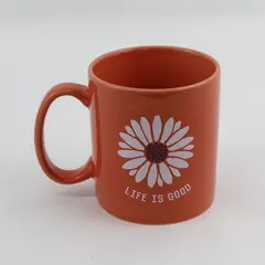 Orange Life Is Good Coffee Mug Do What You Love, Love What You Do