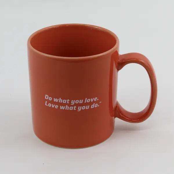 Orange Life Is Good Coffee Mug Do What You Love, Love What You Do