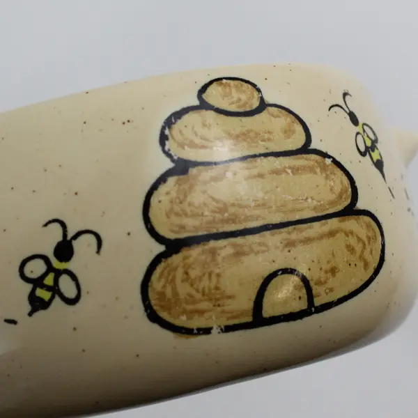 Designpac Honey Bee Ceramic Honey Jar with Lid & Spoon