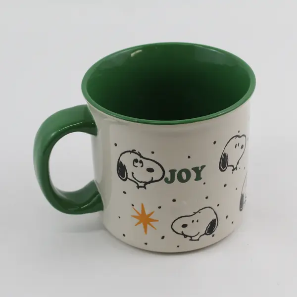 Gibson Overseas Peanuts Snoopy Joy Christmas Coffee Mug