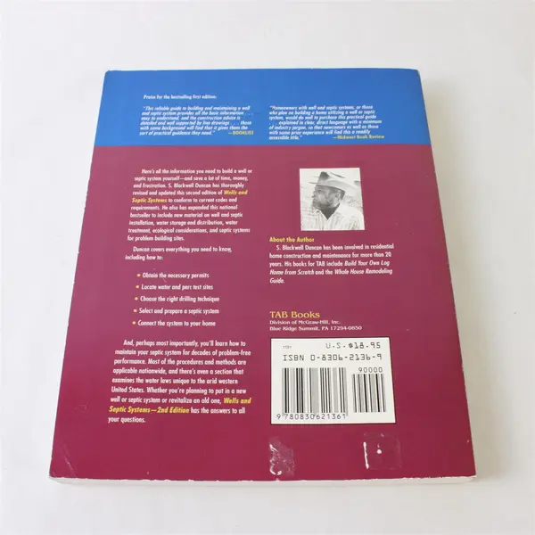 Wells & Septic Systems Max & Charlotte Alth Revised by S B Duncan 1992 Paperback