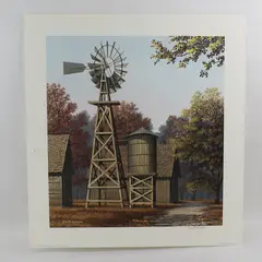 1982 Jim Harrison L.E. Windmill Art Print Signed Numbered 354/1500
