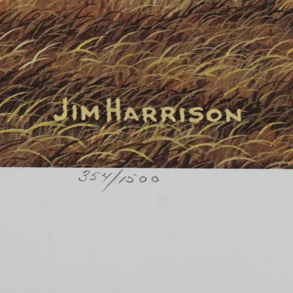 1982 Jim Harrison L.E. Windmill Art Print Signed Numbered 354/1500