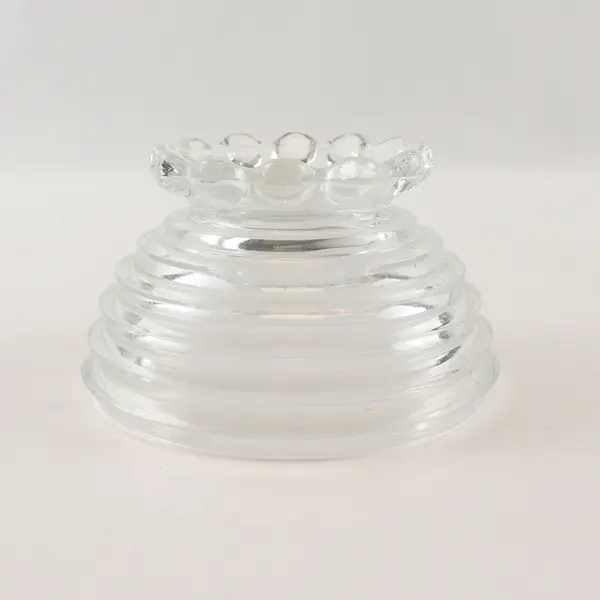 Vintage Anchor Hocking Depression Glass Manhattan Clear Ribbed Sherbet Bowl