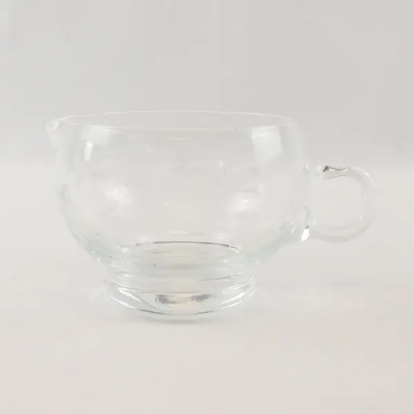 Princess House Heritage Hand Blown Glass Coffee Creamer No Lid