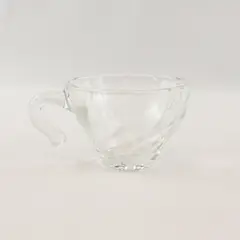 Hazel Atlas Clear Swirl Punch Snack Cup Replacement Open Handle