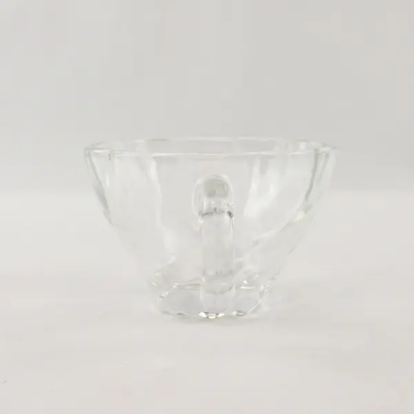 Hazel Atlas Clear Swirl Punch Snack Cup Replacement Open Handle